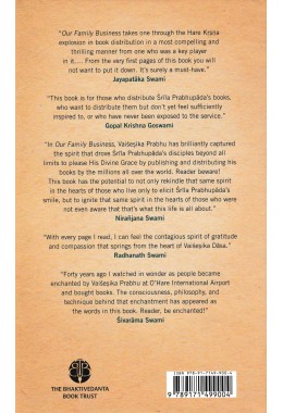 OUR FAMILY BUSINESS  THE GREAT ART OF DISTRIBUTING SRILA PRABHUPADAamp039S BOOKS