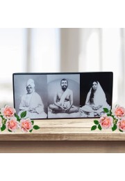  Swami Vevekananda & Ramakrishna Paramahansa & Sarada maa photo frame || Three pictures in one Frame || Laminated photo frame for wall, living room, gifts